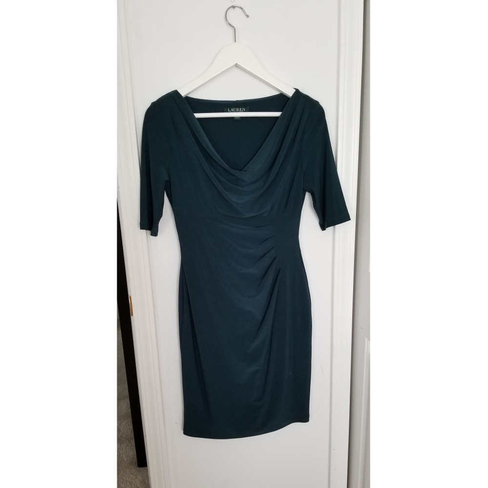 Ralph Lauren Emerald Sheath Dress
